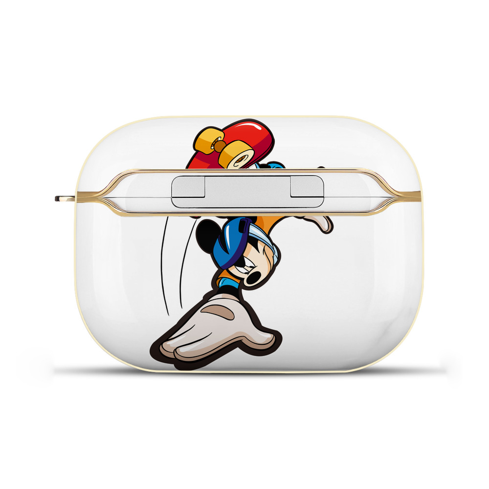 （画像用） ミッキーマウス Mickey Mouse 【AirPods Pro用】ハードシェル保護ケース｜耐衝撃・防指紋・カラビナ付き商品仕様