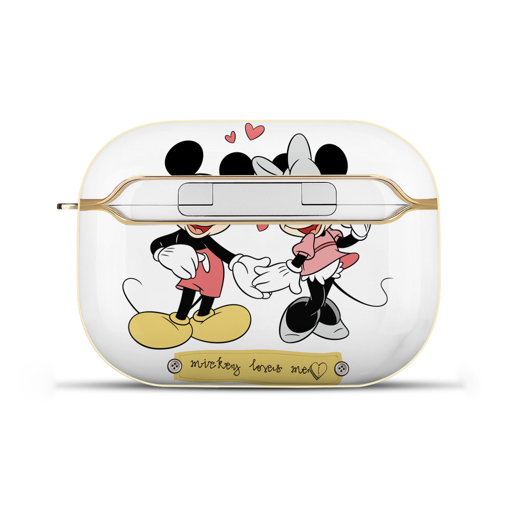 （画像用） ミッキーマウス Mickey Mouse 【AirPods Pro用】ハードシェル保護ケース｜耐衝撃・防指紋・カラビナ付き商品仕様