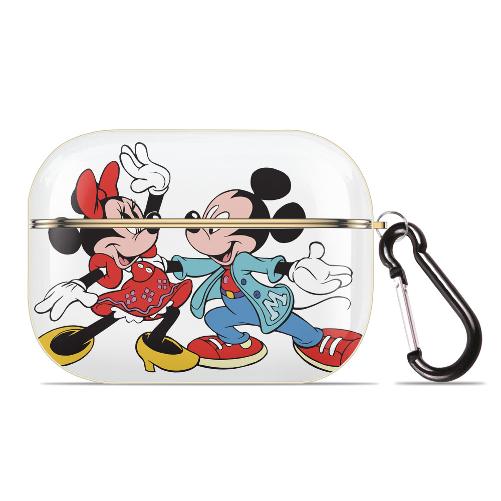 （画像用） ミッキーマウス Mickey Mouse 【AirPods Pro用】ハードシェル保護ケース｜耐衝撃・防指紋・カラビナ付き商品仕様