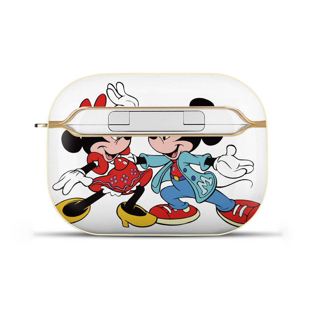 （画像用） ミッキーマウス Mickey Mouse 【AirPods Pro用】ハードシェル保護ケース｜耐衝撃・防指紋・カラビナ付き商品仕様