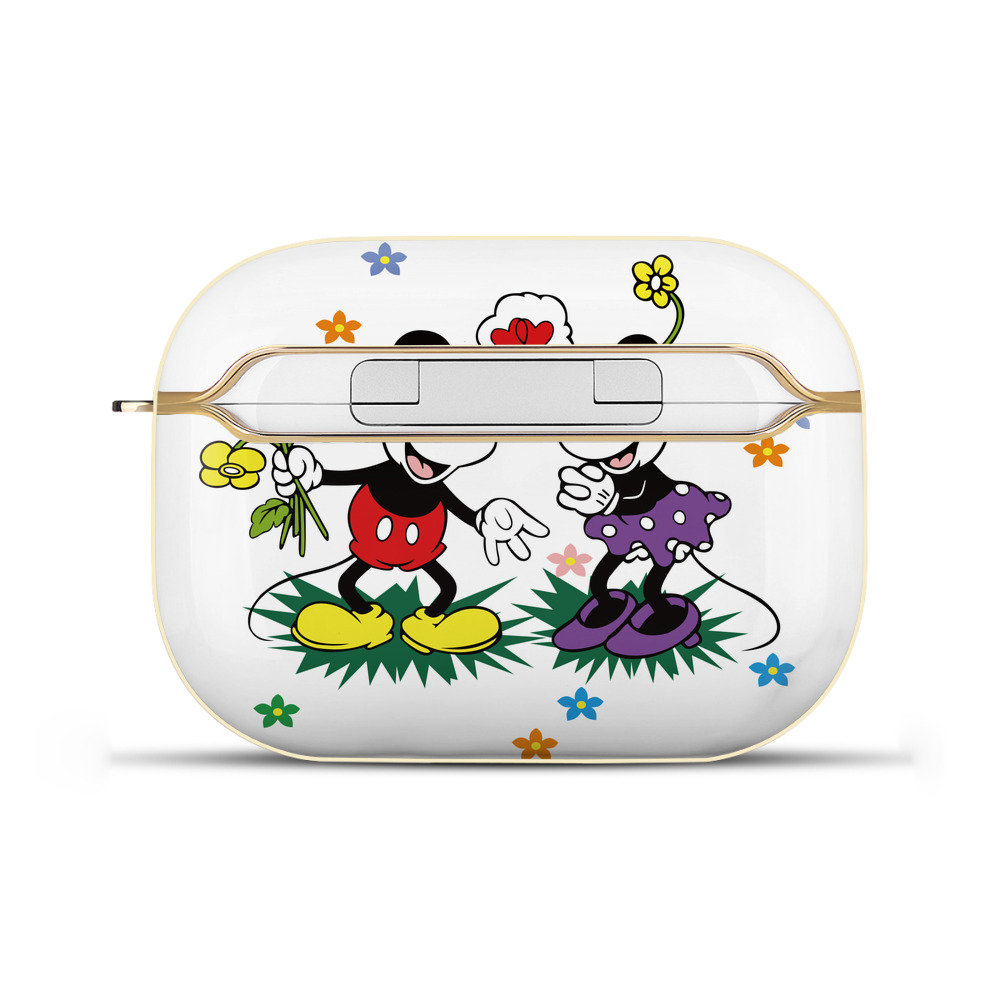（画像用） ミッキーマウス Mickey Mouse 【AirPods Pro用】ハードシェル保護ケース｜耐衝撃・防指紋・カラビナ付き商品仕様