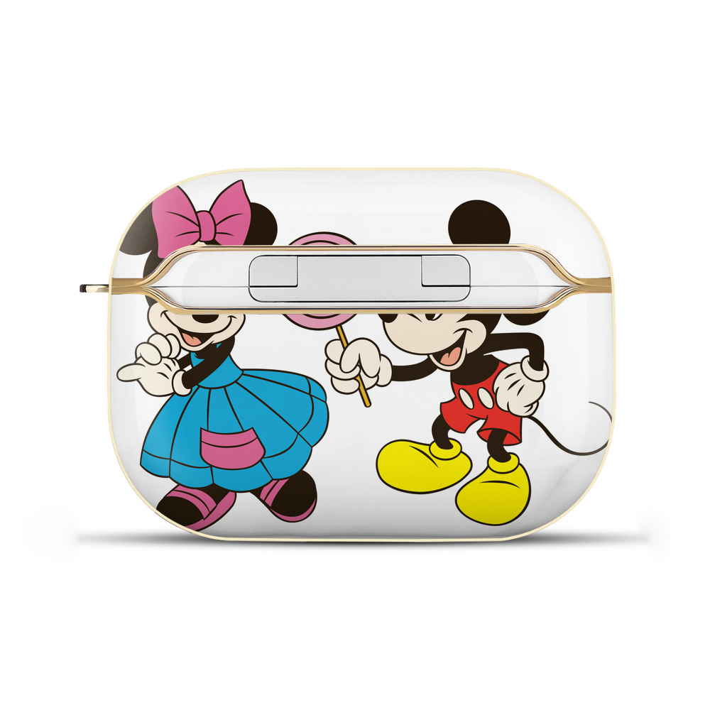 （画像用） ミッキーマウス Mickey Mouse 【AirPods Pro用】ハードシェル保護ケース｜耐衝撃・防指紋・カラビナ付き商品仕様