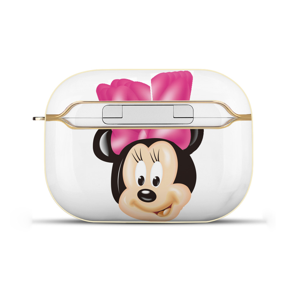 （画像用） ミッキーマウス Mickey Mouse 【AirPods Pro用】ハードシェル保護ケース｜耐衝撃・防指紋・カラビナ付き商品仕様