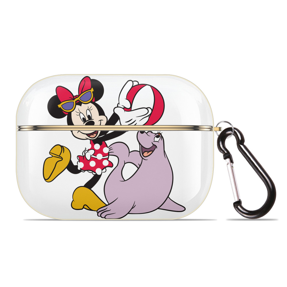 （画像用） ミッキーマウス Mickey Mouse 【AirPods Pro用】ハードシェル保護ケース｜耐衝撃・防指紋・カラビナ付き商品仕様