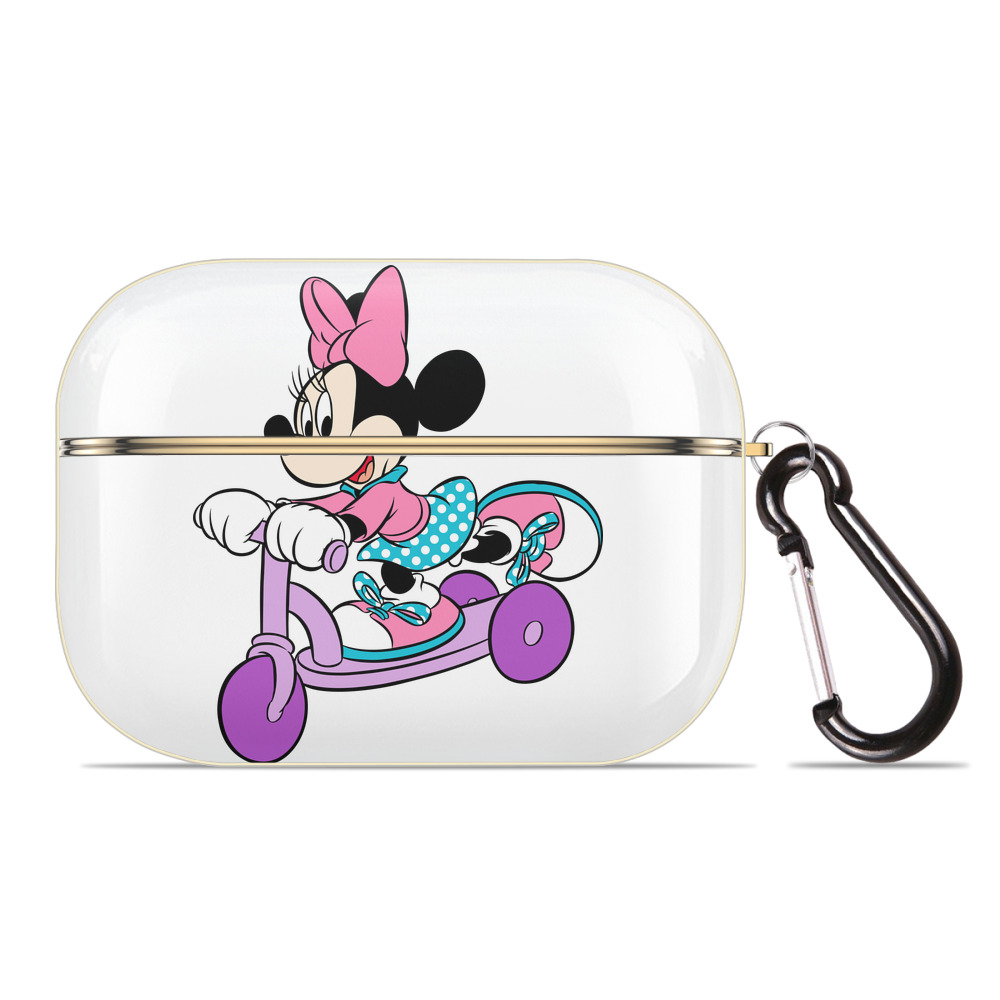 （画像用） ミッキーマウス Mickey Mouse 【AirPods Pro用】ハードシェル保護ケース｜耐衝撃・防指紋・カラビナ付き商品仕様