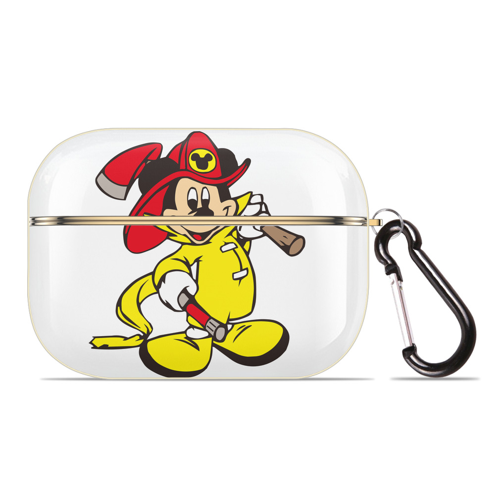 （画像用） ミッキーマウス Mickey Mouse 【AirPods Pro用】ハードシェル保護ケース｜耐衝撃・防指紋・カラビナ付き商品仕様