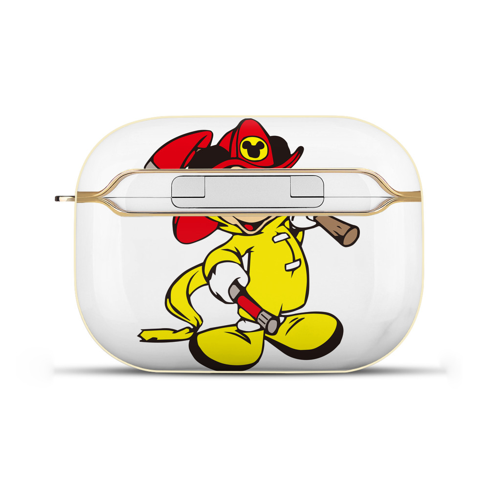 （画像用） ミッキーマウス Mickey Mouse 【AirPods Pro用】ハードシェル保護ケース｜耐衝撃・防指紋・カラビナ付き商品仕様