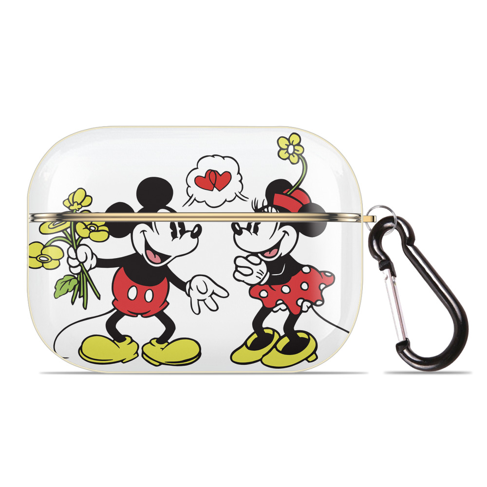 （画像用） ミッキーマウス Mickey Mouse 【AirPods Pro用】ハードシェル保護ケース｜耐衝撃・防指紋・カラビナ付き商品仕様