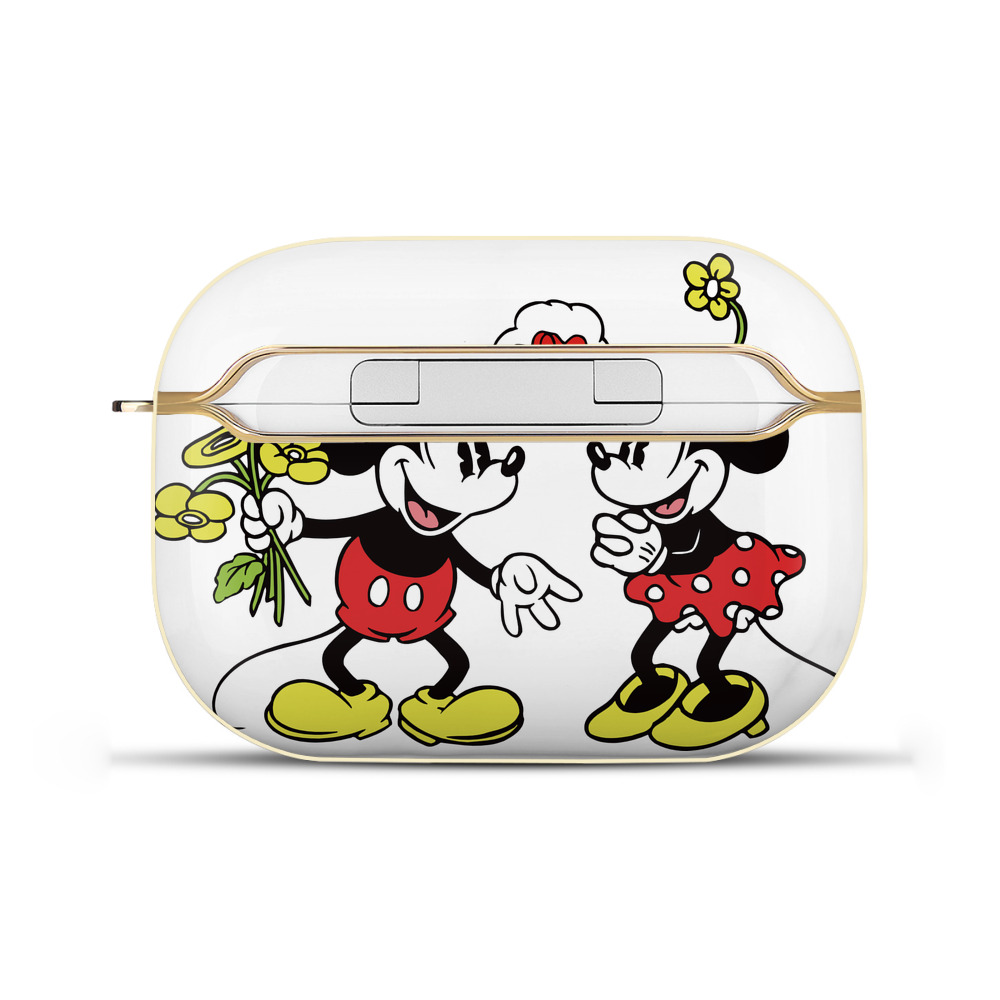 （画像用） ミッキーマウス Mickey Mouse 【AirPods Pro用】ハードシェル保護ケース｜耐衝撃・防指紋・カラビナ付き商品仕様
