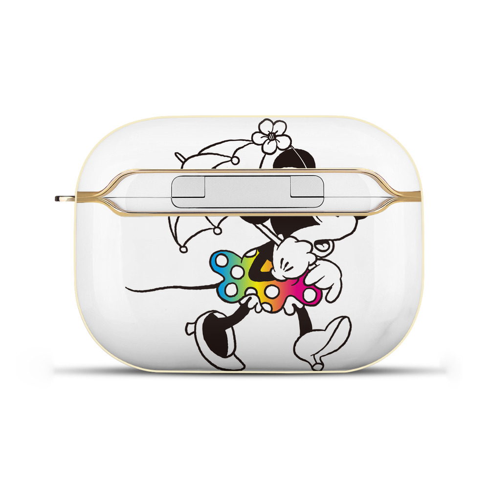 （画像用） ミッキーマウス Mickey Mouse 【AirPods Pro用】ハードシェル保護ケース｜耐衝撃・防指紋・カラビナ付き商品仕様