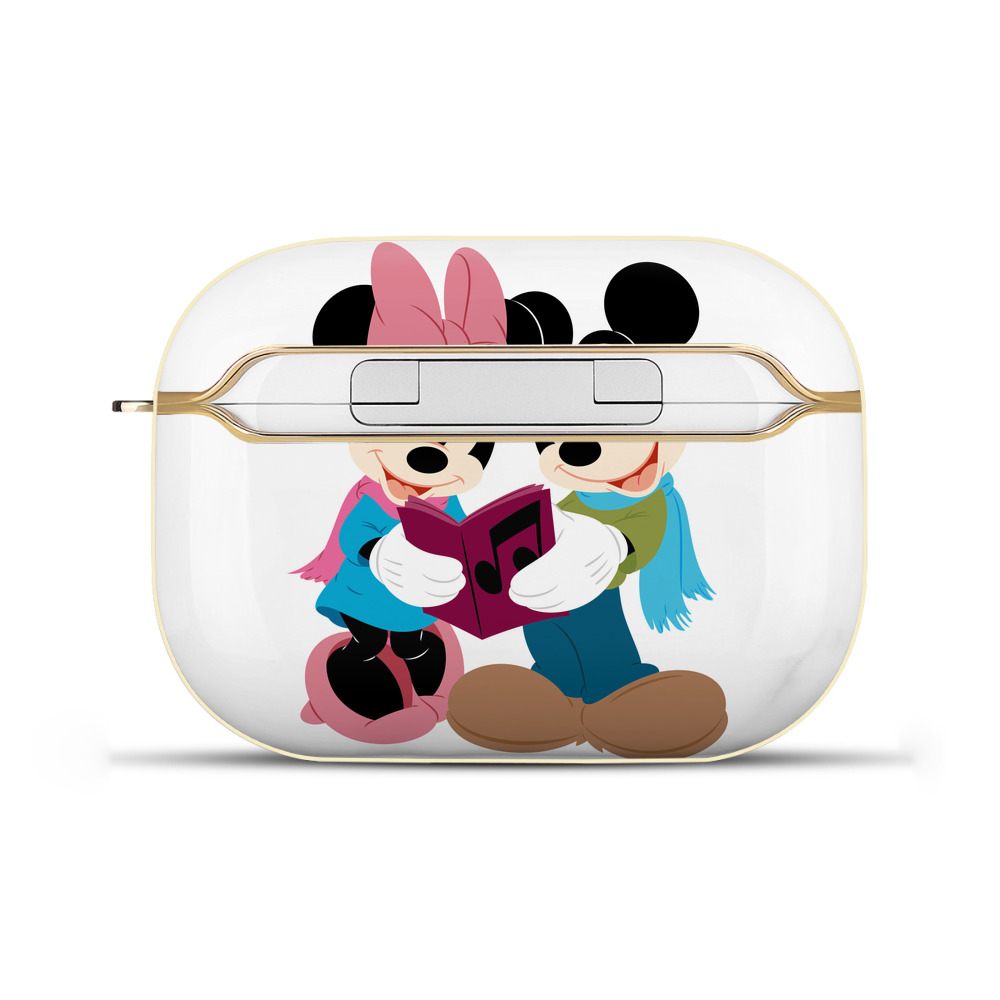（画像用） ミッキーマウス Mickey Mouse 【AirPods Pro用】ハードシェル保護ケース｜耐衝撃・防指紋・カラビナ付き商品仕様