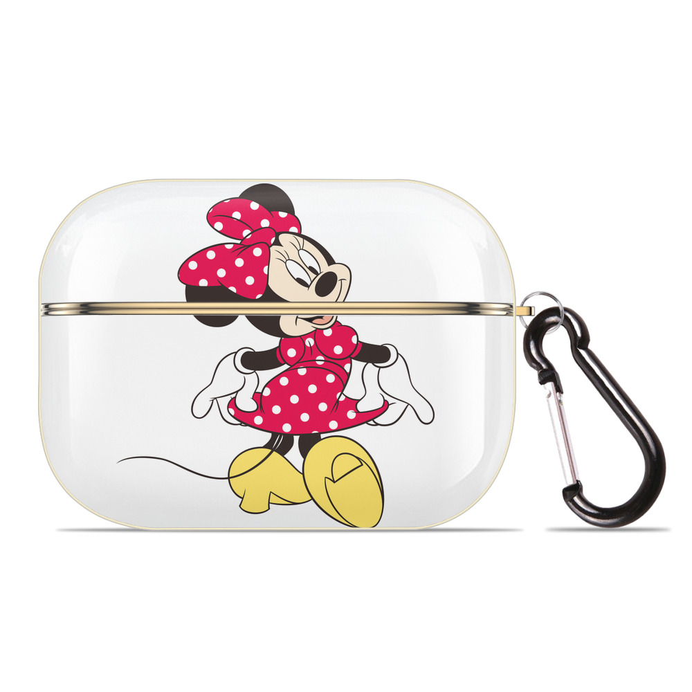 （画像用） ミッキーマウス Mickey Mouse 【AirPods Pro用】ハードシェル保護ケース｜耐衝撃・防指紋・カラビナ付き商品仕様