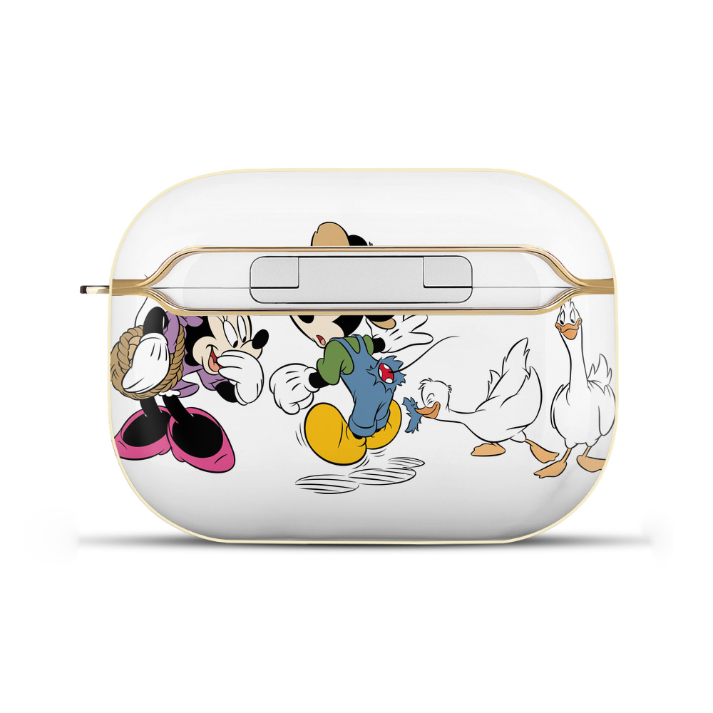 （画像用） ミッキーマウス Mickey Mouse 【AirPods Pro用】ハードシェル保護ケース｜耐衝撃・防指紋・カラビナ付き商品仕様