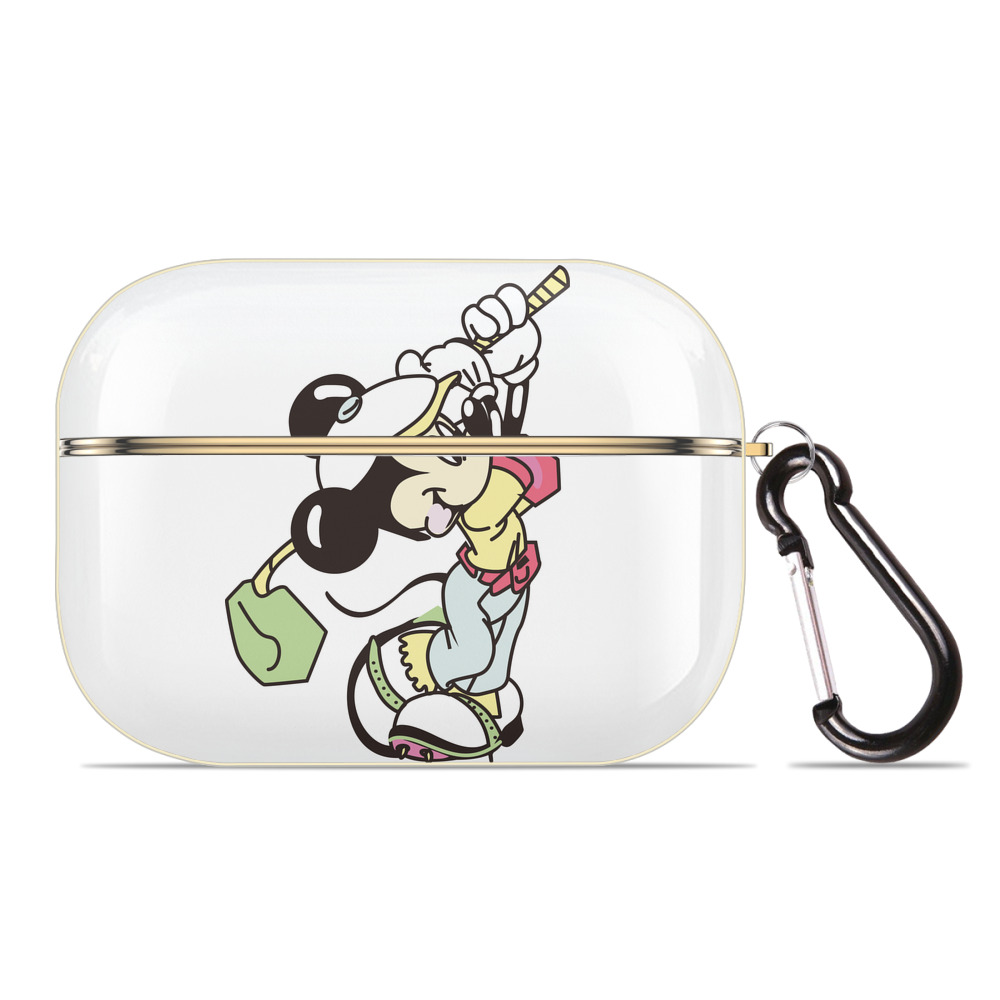 （画像用） ミッキーマウス Mickey Mouse 【AirPods Pro用】ハードシェル保護ケース｜耐衝撃・防指紋・カラビナ付き商品仕様