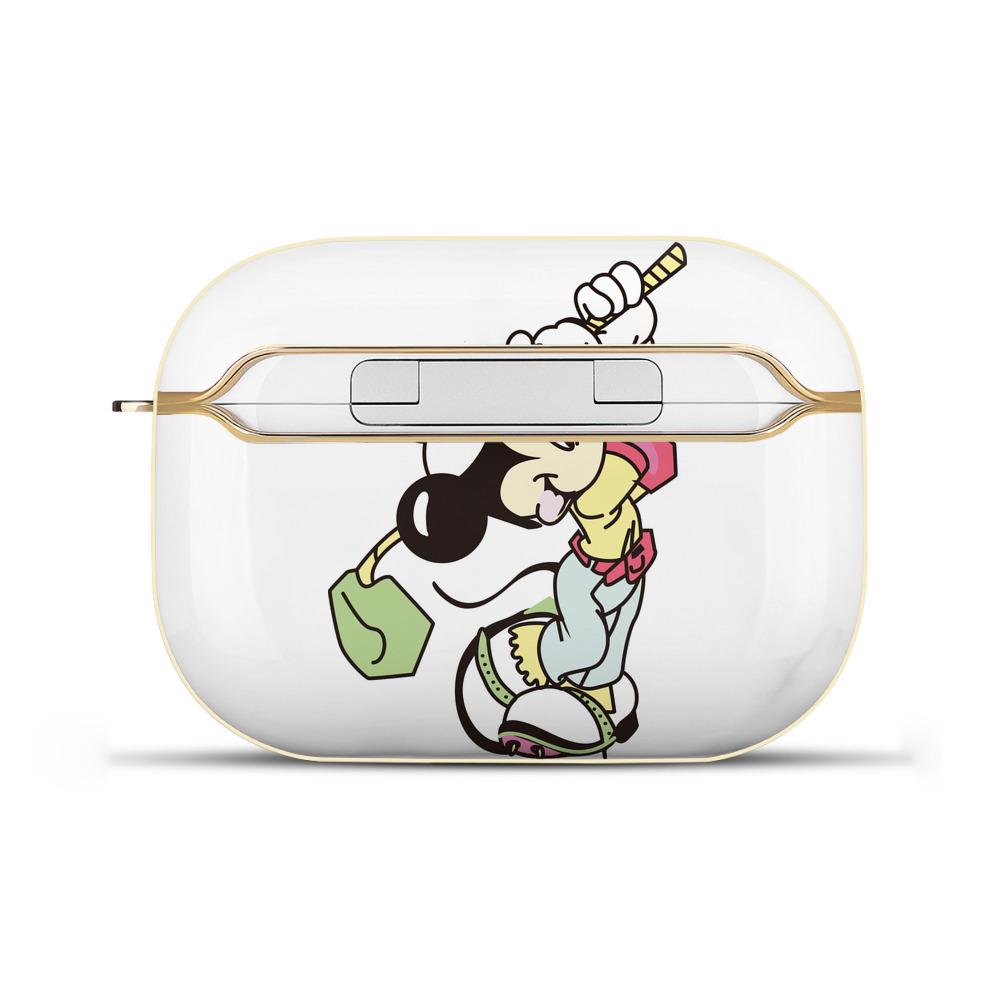 （画像用） ミッキーマウス Mickey Mouse 【AirPods Pro用】ハードシェル保護ケース｜耐衝撃・防指紋・カラビナ付き商品仕様
