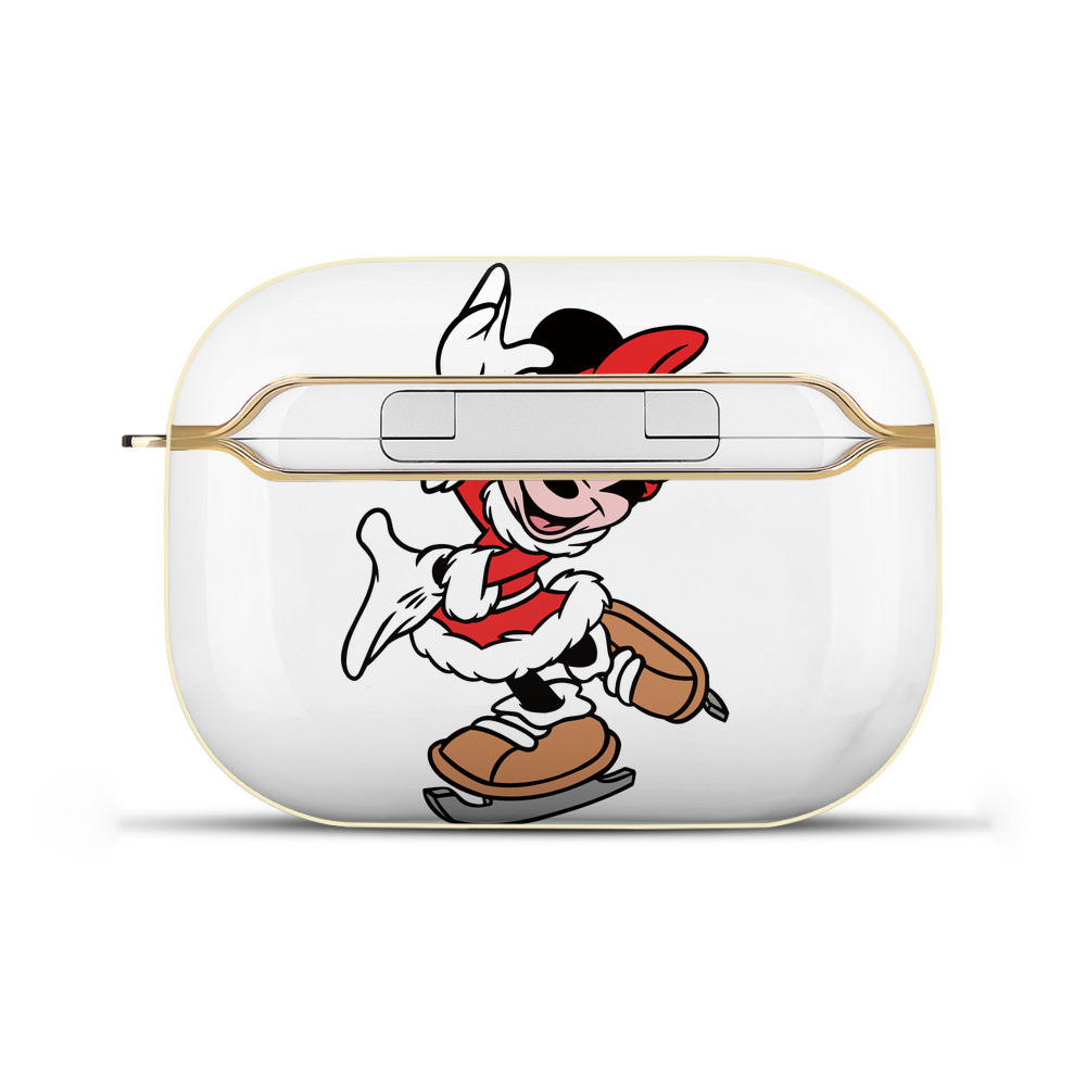 （画像用） ミッキーマウス Mickey Mouse 【AirPods Pro用】ハードシェル保護ケース｜耐衝撃・防指紋・カラビナ付き商品仕様