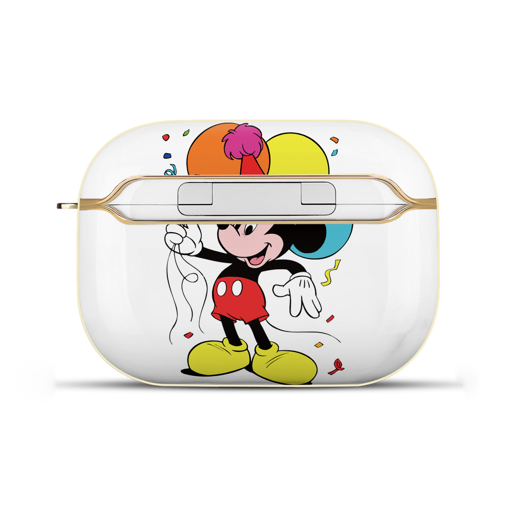 （画像用） ミッキーマウス Mickey Mouse 【AirPods Pro用】ハードシェル保護ケース｜耐衝撃・防指紋・カラビナ付き商品仕様