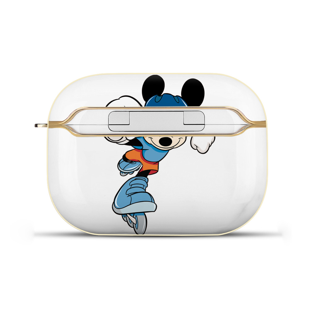 （画像用） ミッキーマウス Mickey Mouse 【AirPods Pro用】ハードシェル保護ケース｜耐衝撃・防指紋・カラビナ付き商品仕様