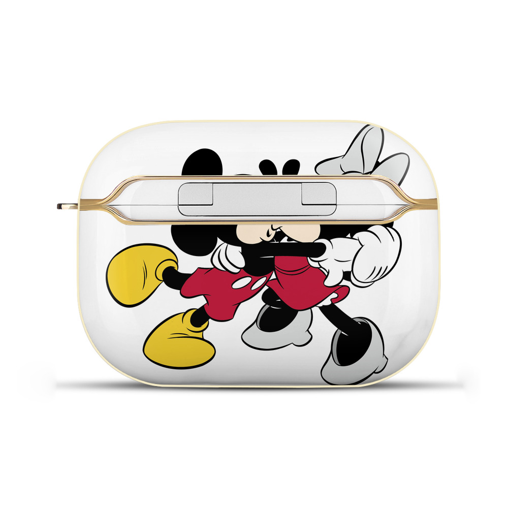 （画像用） ミッキーマウス Mickey Mouse 【AirPods Pro用】ハードシェル保護ケース｜耐衝撃・防指紋・カラビナ付き商品仕様