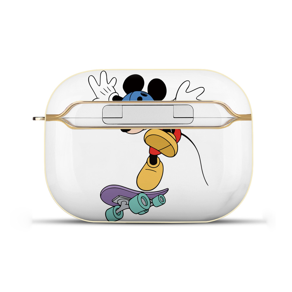 （画像用） ミッキーマウス Mickey Mouse 【AirPods Pro用】ハードシェル保護ケース｜耐衝撃・防指紋・カラビナ付き商品仕様