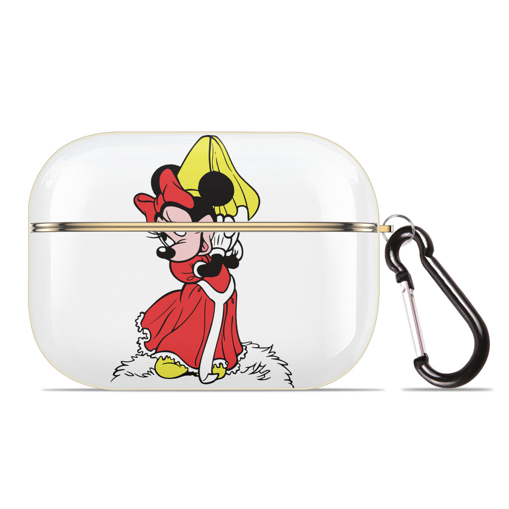 （画像用） ミッキーマウス Mickey Mouse 【AirPods Pro用】ハードシェル保護ケース｜耐衝撃・防指紋・カラビナ付き商品仕様