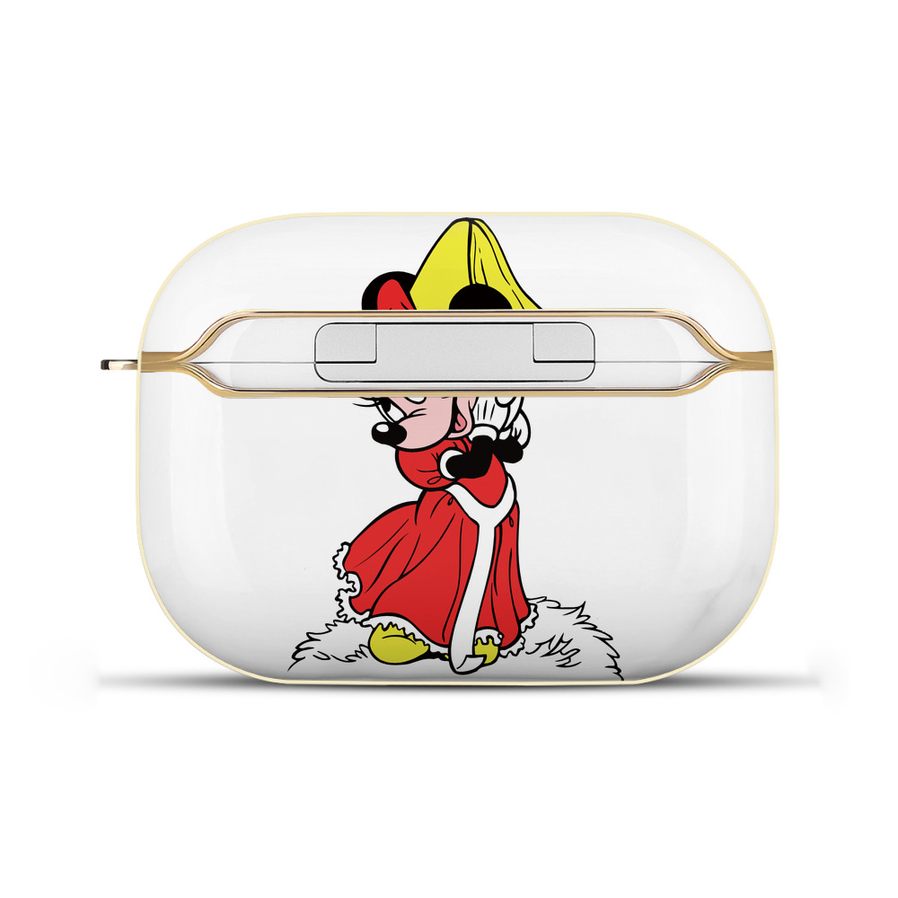（画像用） ミッキーマウス Mickey Mouse 【AirPods Pro用】ハードシェル保護ケース｜耐衝撃・防指紋・カラビナ付き商品仕様