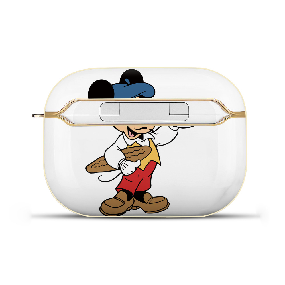 （画像用） ミッキーマウス Mickey Mouse 【AirPods Pro用】ハードシェル保護ケース｜耐衝撃・防指紋・カラビナ付き商品仕様