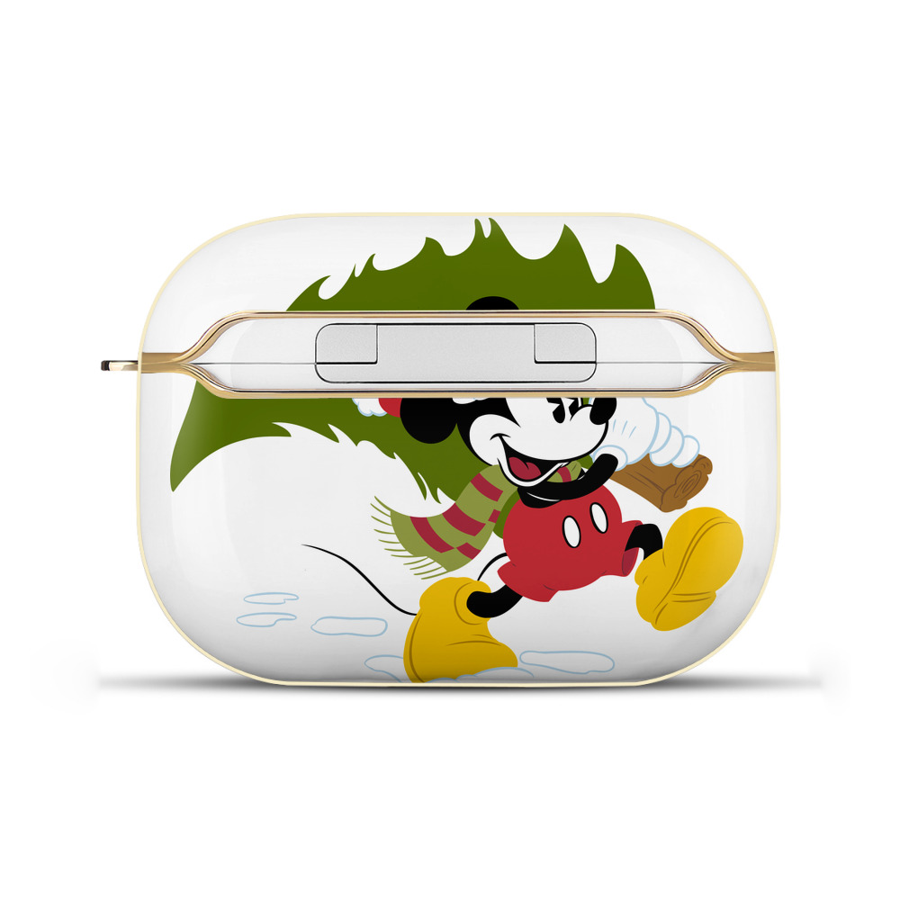 （画像用） ミッキーマウス Mickey Mouse 【AirPods Pro用】ハードシェル保護ケース｜耐衝撃・防指紋・カラビナ付き商品仕様