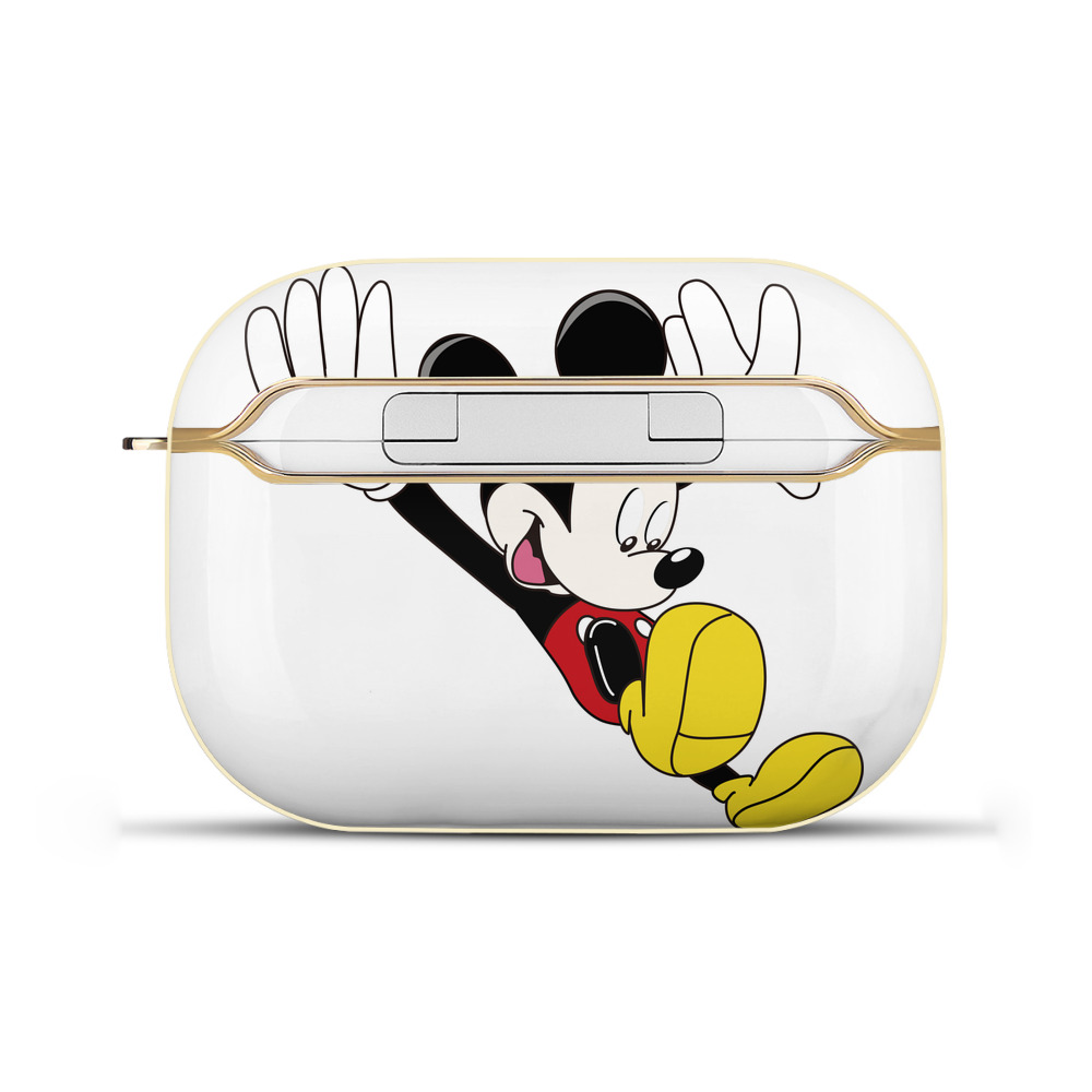 （画像用） ミッキーマウス Mickey Mouse 【AirPods Pro用】ハードシェル保護ケース｜耐衝撃・防指紋・カラビナ付き商品仕様