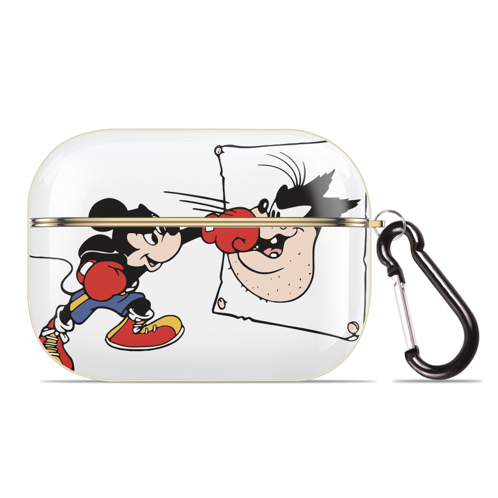 （画像用） ミッキーマウス Mickey Mouse 【AirPods Pro用】ハードシェル保護ケース｜耐衝撃・防指紋・カラビナ付き商品仕様