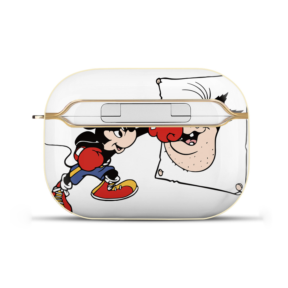 （画像用） ミッキーマウス Mickey Mouse 【AirPods Pro用】ハードシェル保護ケース｜耐衝撃・防指紋・カラビナ付き商品仕様