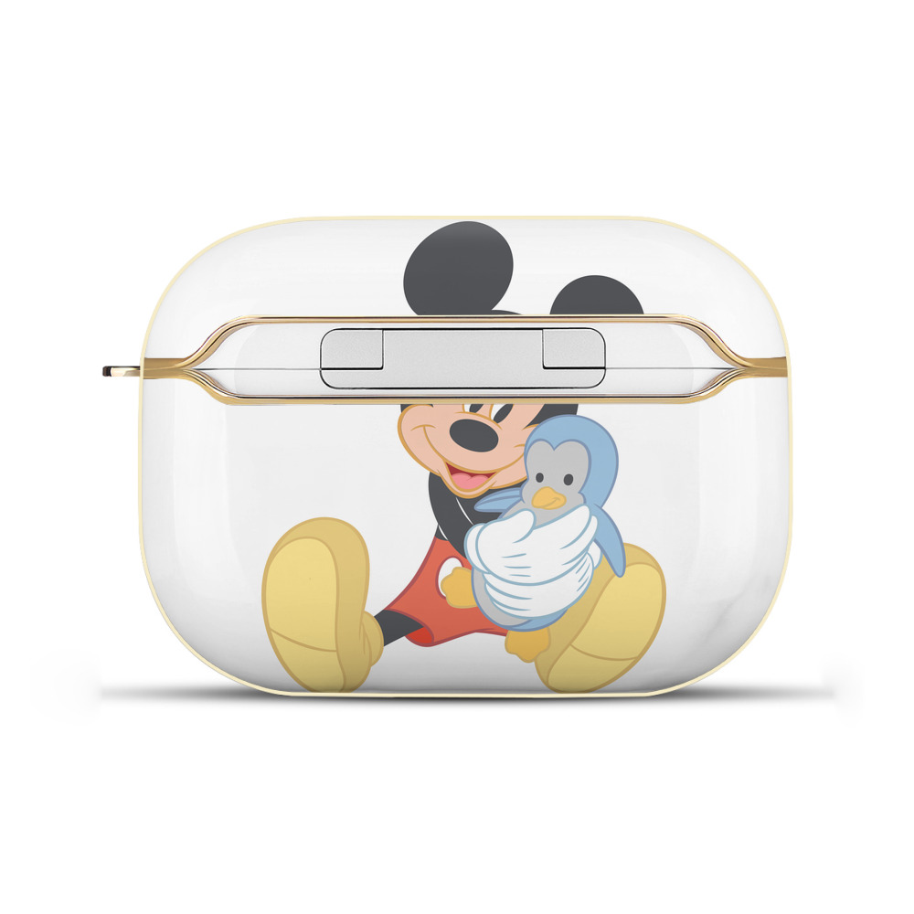 （画像用） ミッキーマウス Mickey Mouse 【AirPods Pro用】ハードシェル保護ケース｜耐衝撃・防指紋・カラビナ付き商品仕様