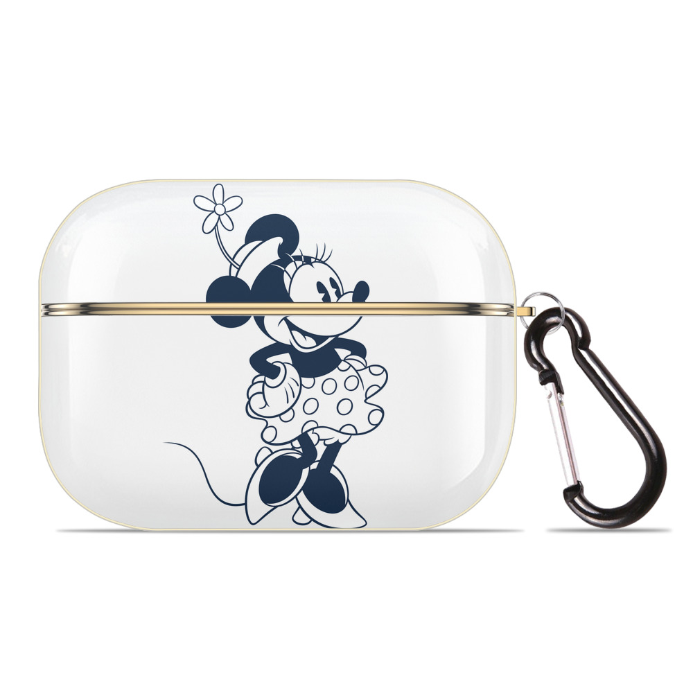 （画像用） ミッキーマウス Mickey Mouse 【AirPods Pro用】ハードシェル保護ケース｜耐衝撃・防指紋・カラビナ付き商品仕様