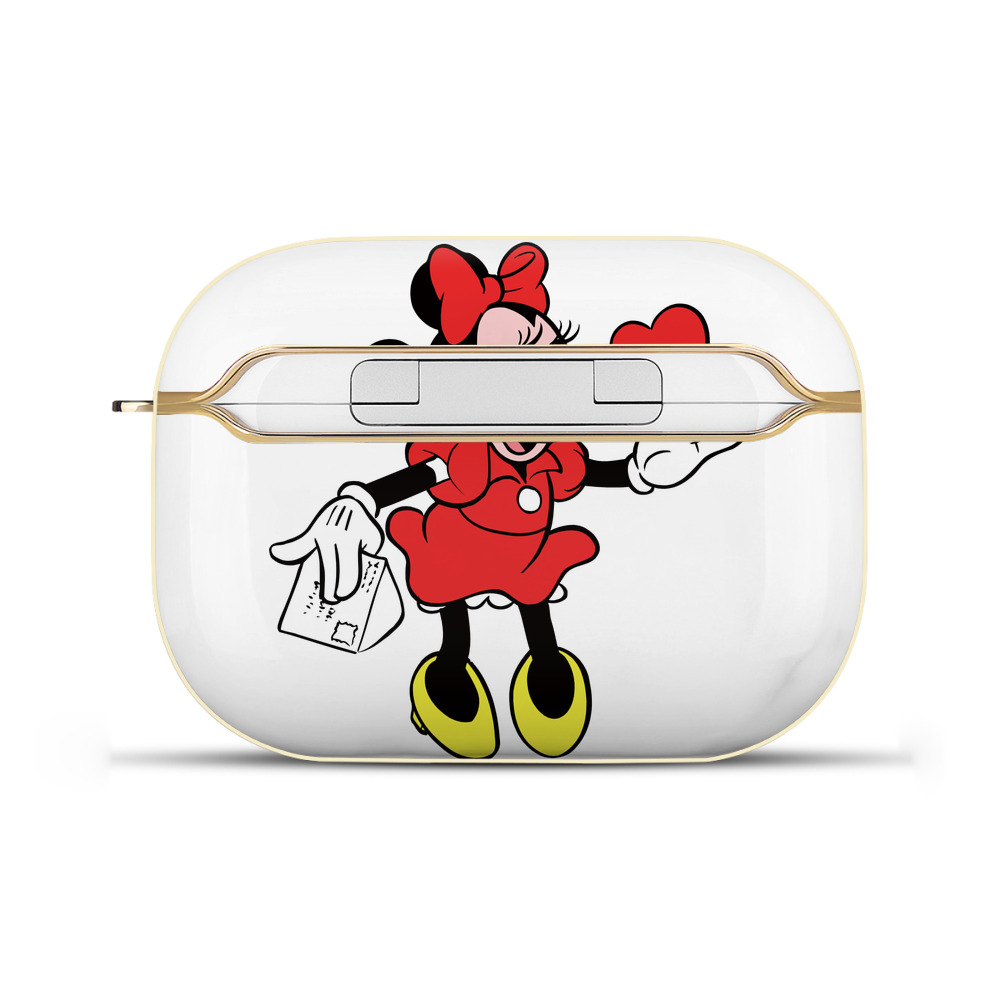 （画像用） ミッキーマウス Mickey Mouse 【AirPods Pro用】ハードシェル保護ケース｜耐衝撃・防指紋・カラビナ付き商品仕様