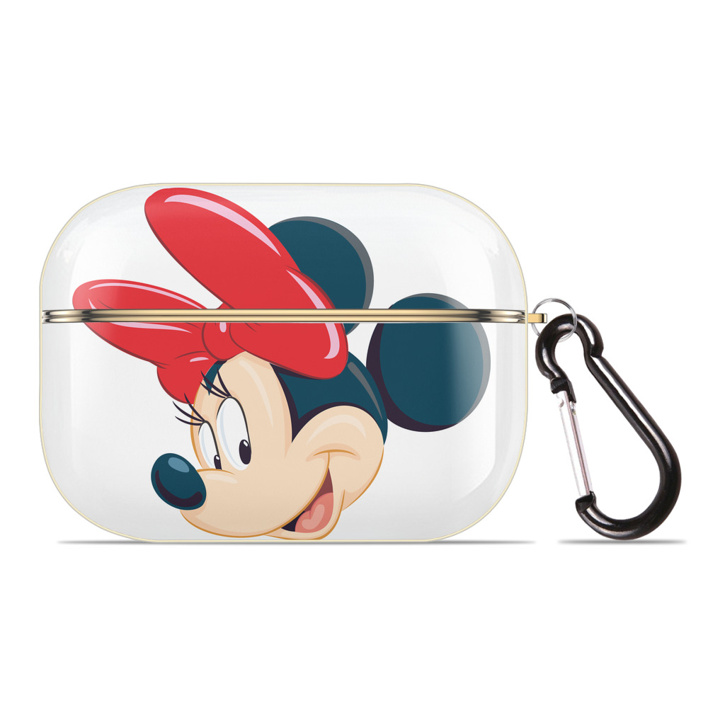 （画像用） ミッキーマウス Mickey Mouse 【AirPods Pro用】ハードシェル保護ケース｜耐衝撃・防指紋・カラビナ付き商品仕様