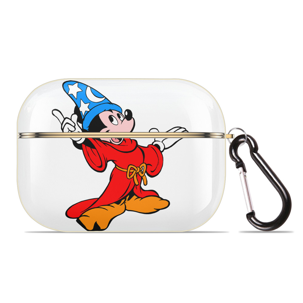 （画像用） ミッキーマウス Mickey Mouse 【AirPods Pro用】ハードシェル保護ケース｜耐衝撃・防指紋・カラビナ付き商品仕様