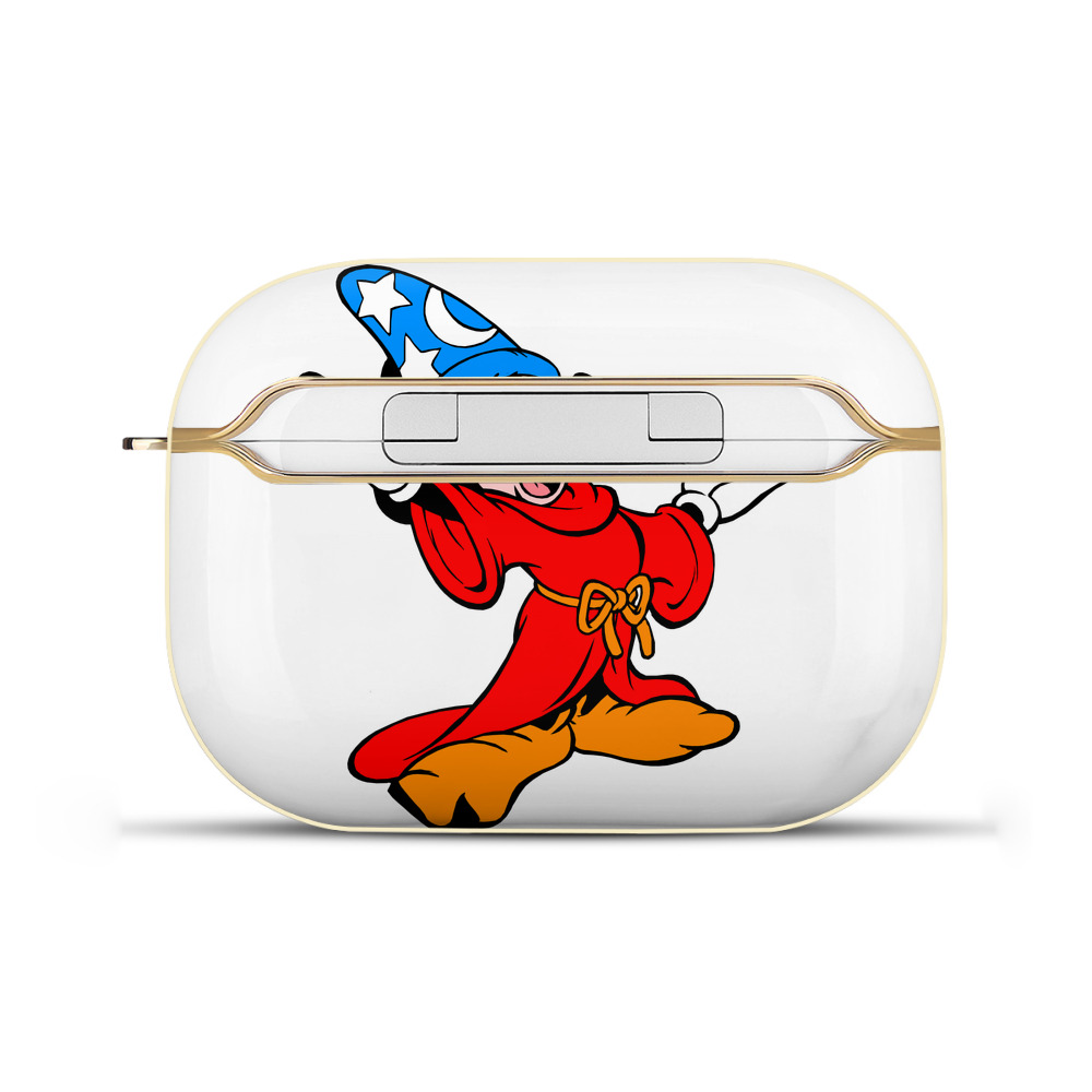 （画像用） ミッキーマウス Mickey Mouse 【AirPods Pro用】ハードシェル保護ケース｜耐衝撃・防指紋・カラビナ付き商品仕様