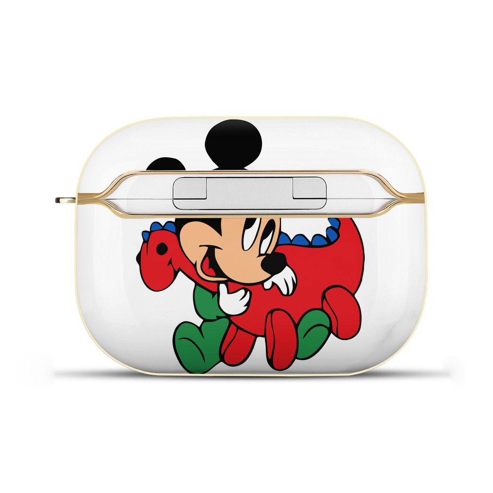 （画像用） ミッキーマウス Mickey Mouse 【AirPods Pro用】ハードシェル保護ケース｜耐衝撃・防指紋・カラビナ付き商品仕様