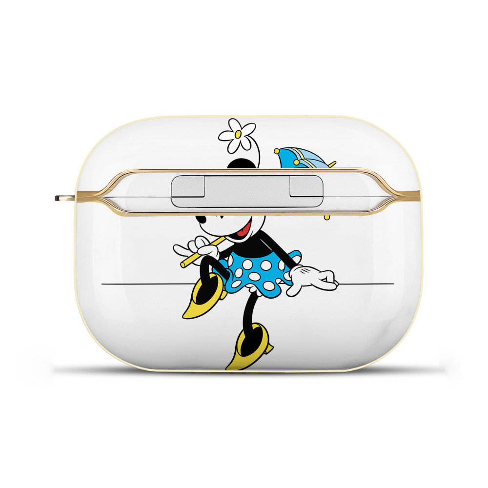 （画像用） ミッキーマウス Mickey Mouse 【AirPods Pro用】ハードシェル保護ケース｜耐衝撃・防指紋・カラビナ付き商品仕様