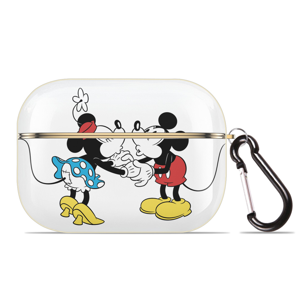 （画像用） ミッキーマウス Mickey Mouse 【AirPods Pro用】ハードシェル保護ケース｜耐衝撃・防指紋・カラビナ付き商品仕様
