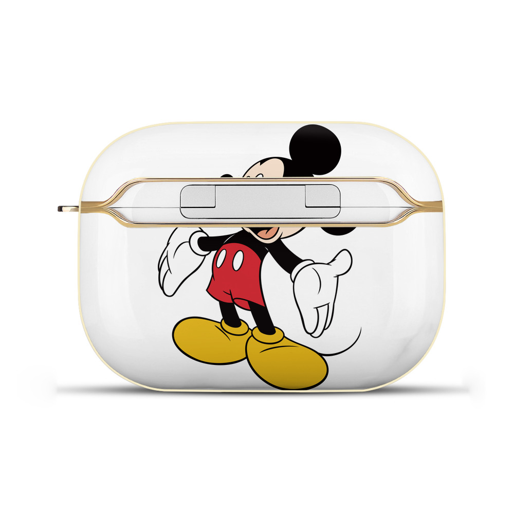 （画像用） ミッキーマウス Mickey Mouse 【AirPods Pro用】ハードシェル保護ケース｜耐衝撃・防指紋・カラビナ付き商品仕様