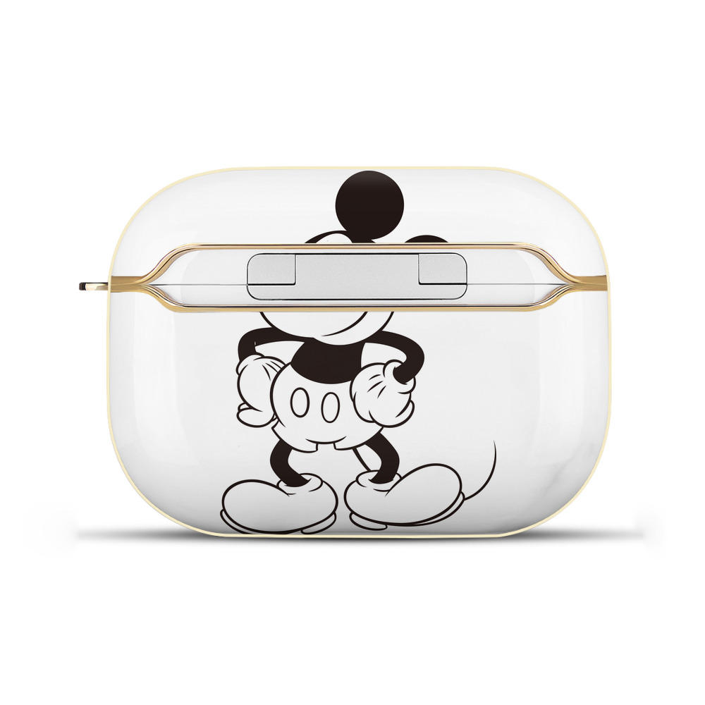 （画像用） ミッキーマウス Mickey Mouse 【AirPods Pro用】ハードシェル保護ケース｜耐衝撃・防指紋・カラビナ付き商品仕様