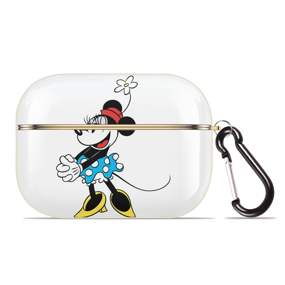 （画像用） ミッキーマウス Mickey Mouse 【AirPods Pro用】ハードシェル保護ケース｜耐衝撃・防指紋・カラビナ付き商品仕様