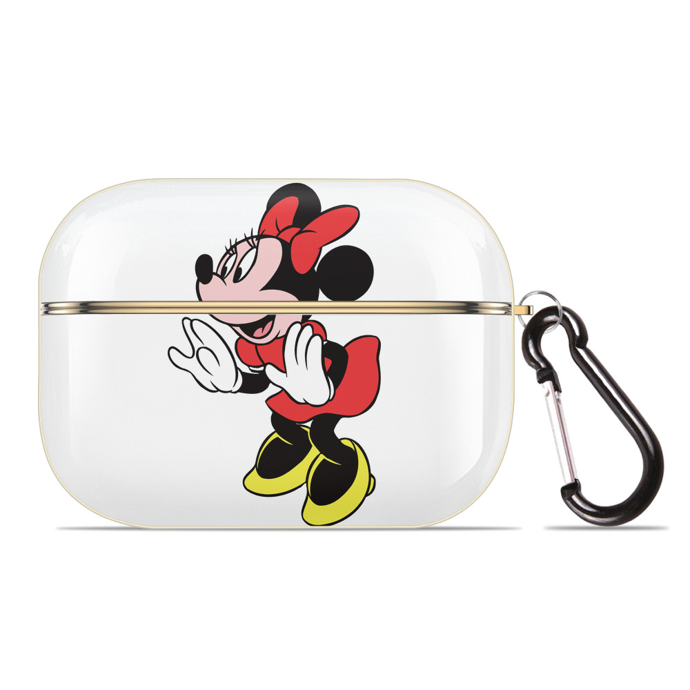 （画像用） ミッキーマウス Mickey Mouse 【AirPods Pro用】ハードシェル保護ケース｜耐衝撃・防指紋・カラビナ付き商品仕様