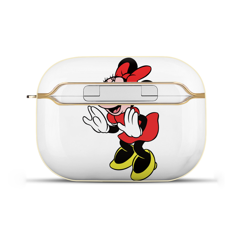 （画像用） ミッキーマウス Mickey Mouse 【AirPods Pro用】ハードシェル保護ケース｜耐衝撃・防指紋・カラビナ付き商品仕様