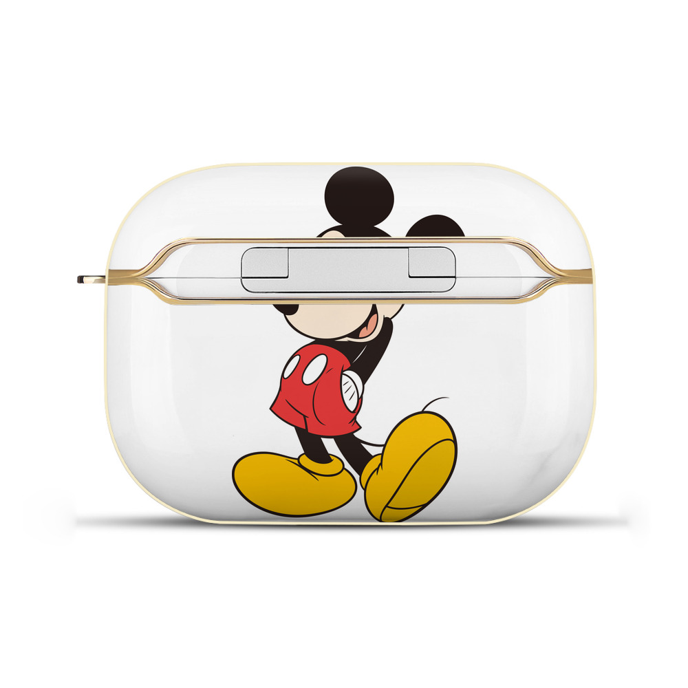 （画像用） ミッキーマウス Mickey Mouse 【AirPods Pro用】ハードシェル保護ケース｜耐衝撃・防指紋・カラビナ付き商品仕様