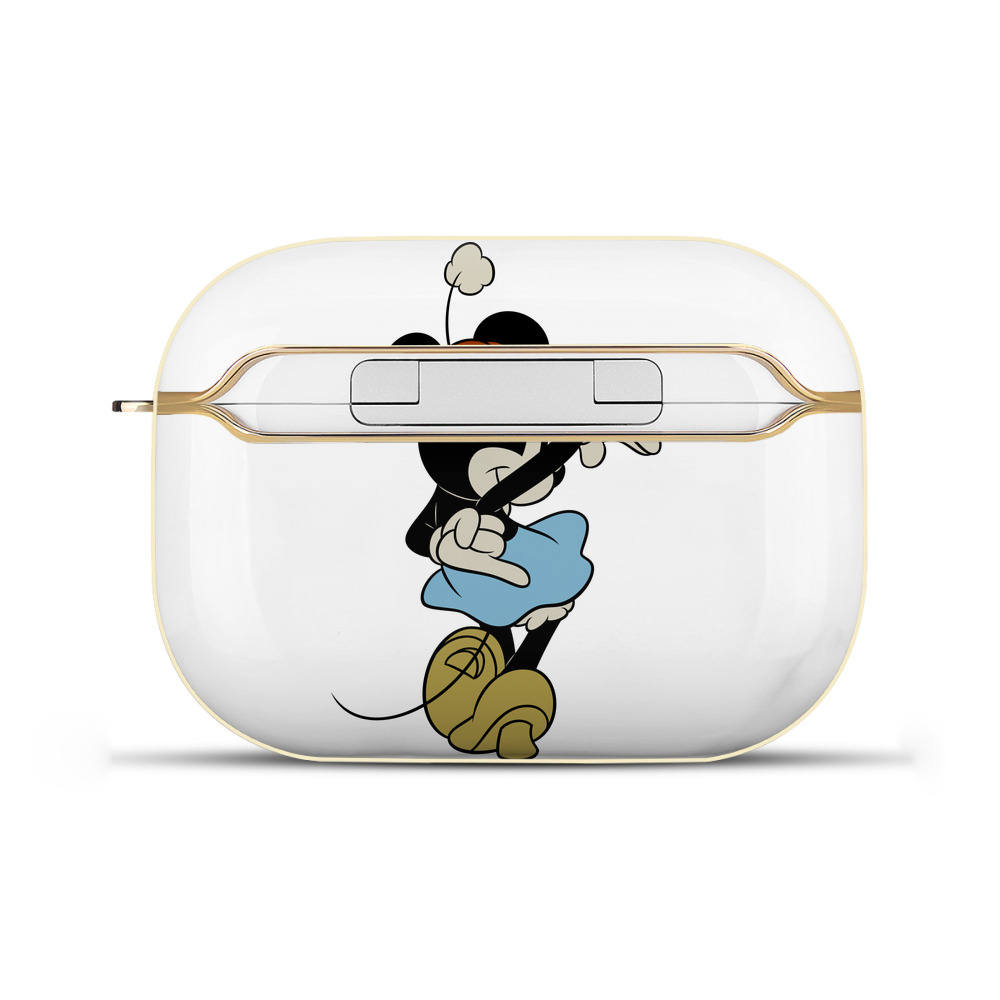 （画像用） ミッキーマウス Mickey Mouse 【AirPods Pro用】ハードシェル保護ケース｜耐衝撃・防指紋・カラビナ付き商品仕様