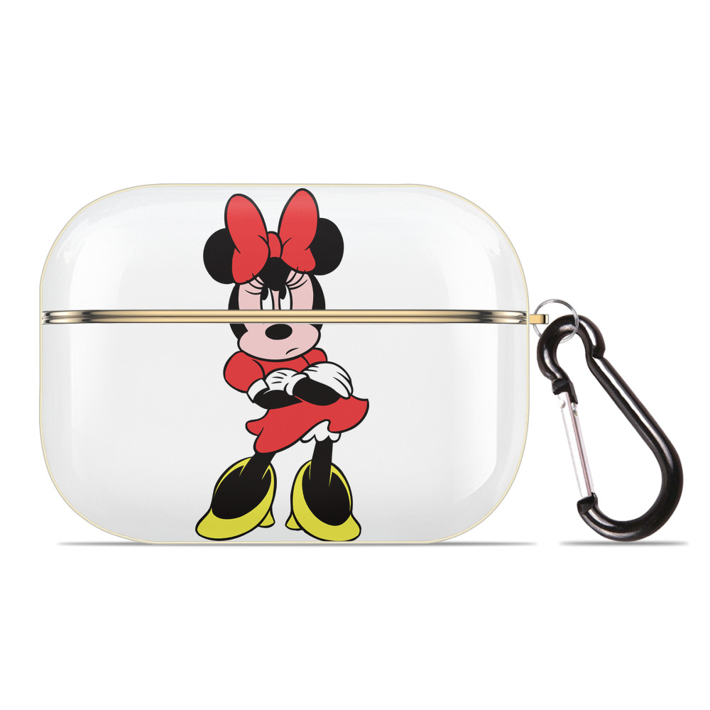 （画像用） ミッキーマウス Mickey Mouse 【AirPods Pro用】ハードシェル保護ケース｜耐衝撃・防指紋・カラビナ付き商品仕様