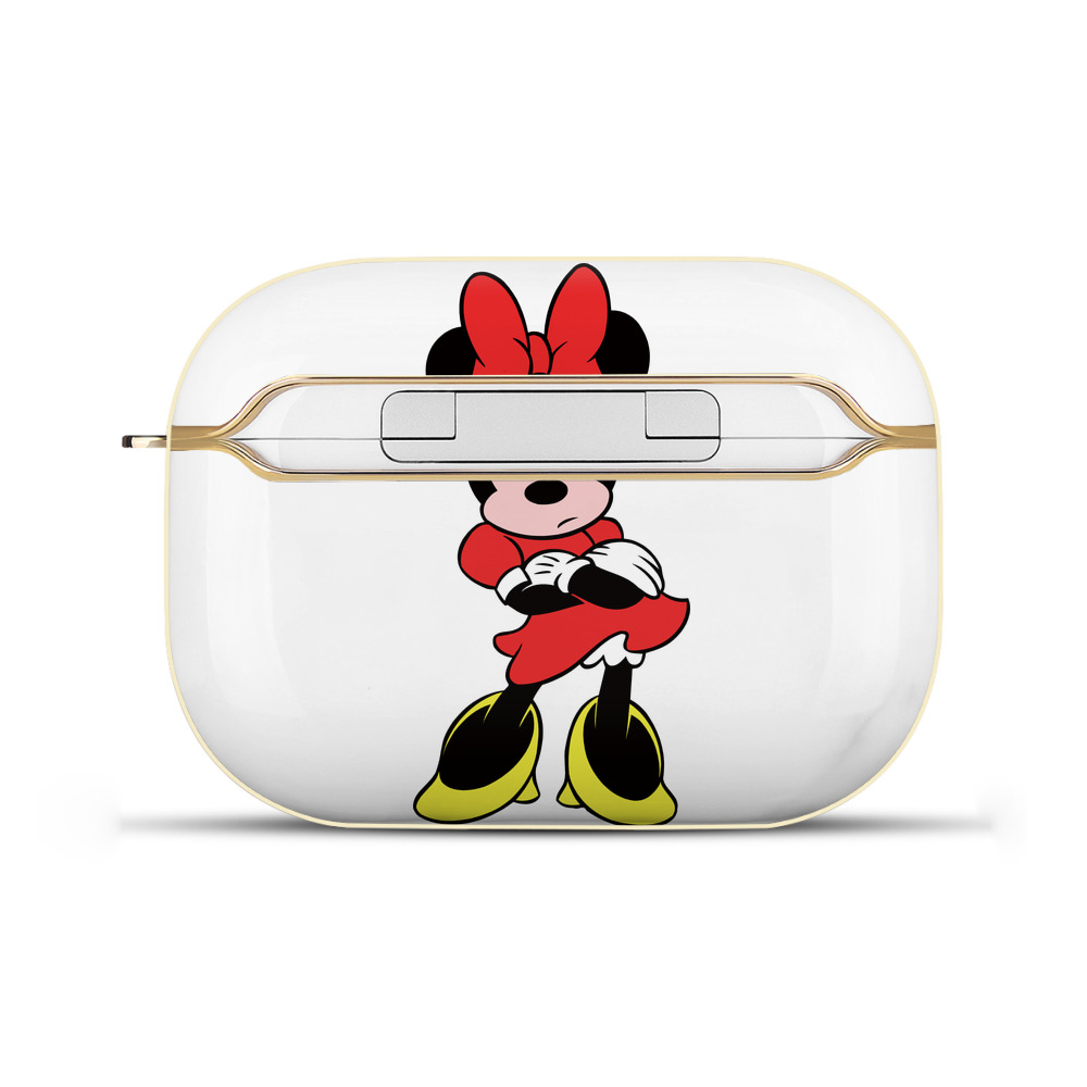 （画像用） ミッキーマウス Mickey Mouse 【AirPods Pro用】ハードシェル保護ケース｜耐衝撃・防指紋・カラビナ付き商品仕様