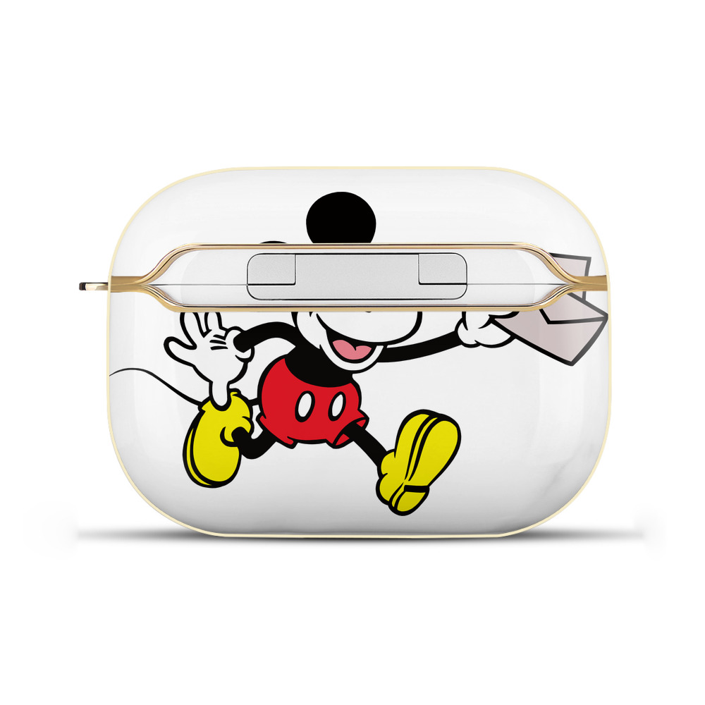 （画像用） ミッキーマウス Mickey Mouse 【AirPods Pro用】ハードシェル保護ケース｜耐衝撃・防指紋・カラビナ付き商品仕様
